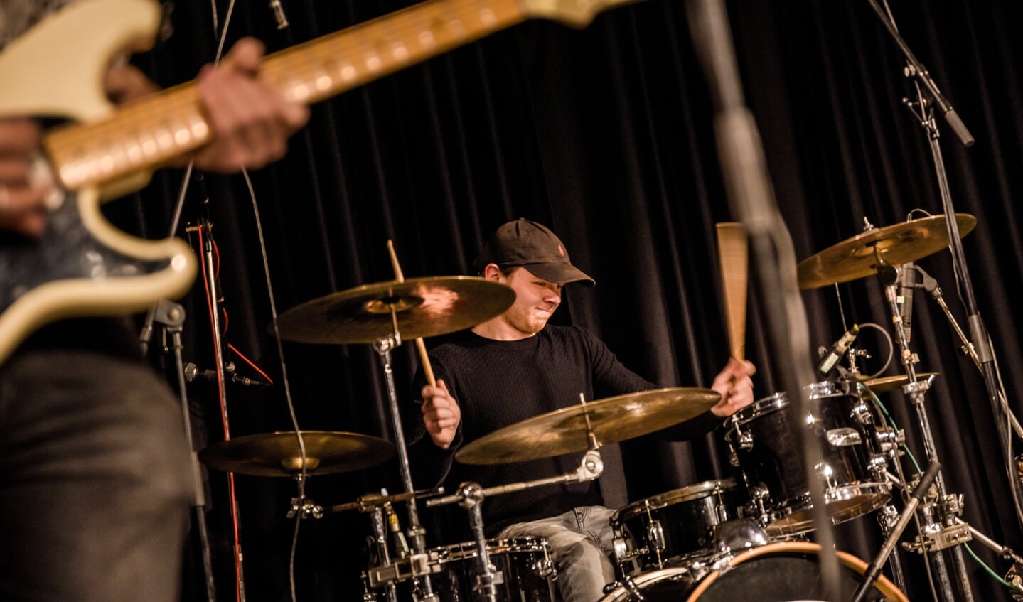 Drummer Dion te Kempel. Foto: Rick Mellink