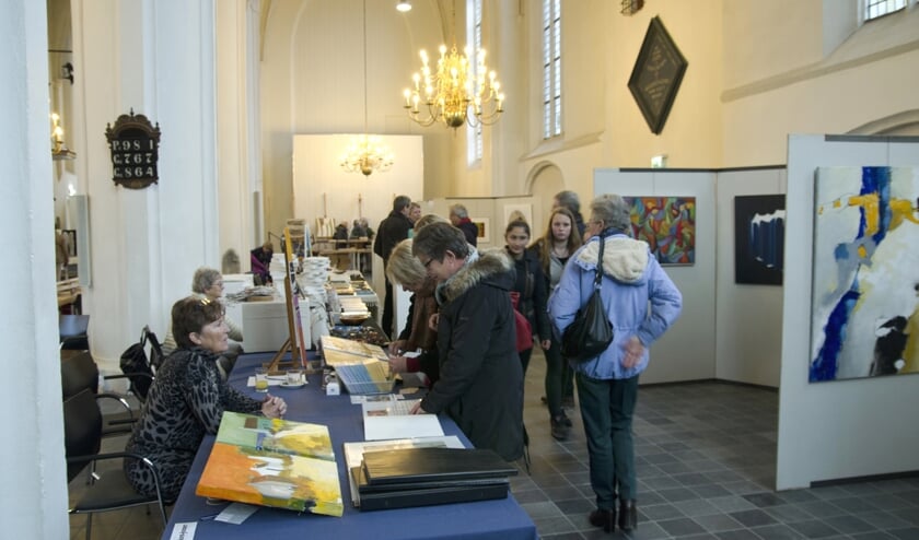 Kunst in de Kerk van leden van Het Web. Foto: PR