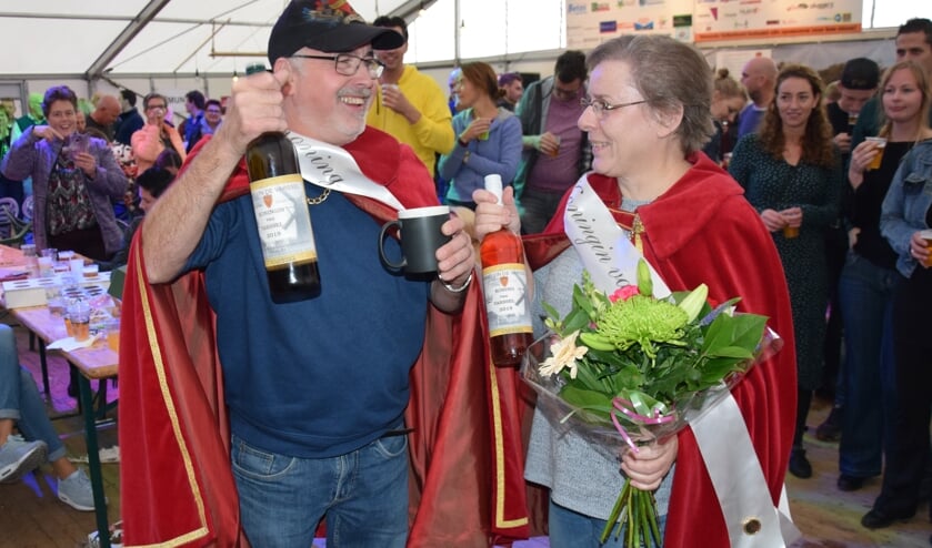 Het koningspaar Johan en Lydia Teunissen. Foto: Bertus Jolink