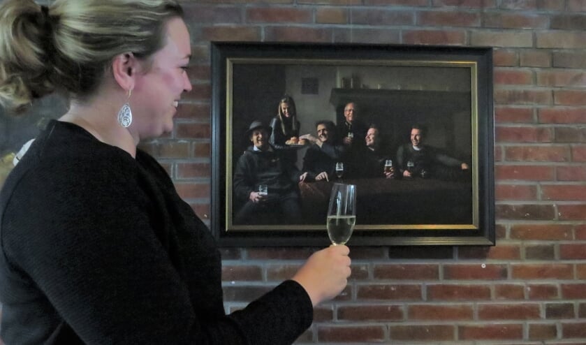 Een van de eyecatchers op de expositie was 'Achterhoekse gemoedelijkheid' van Josine Breukink. Foto: Josée Gruwel