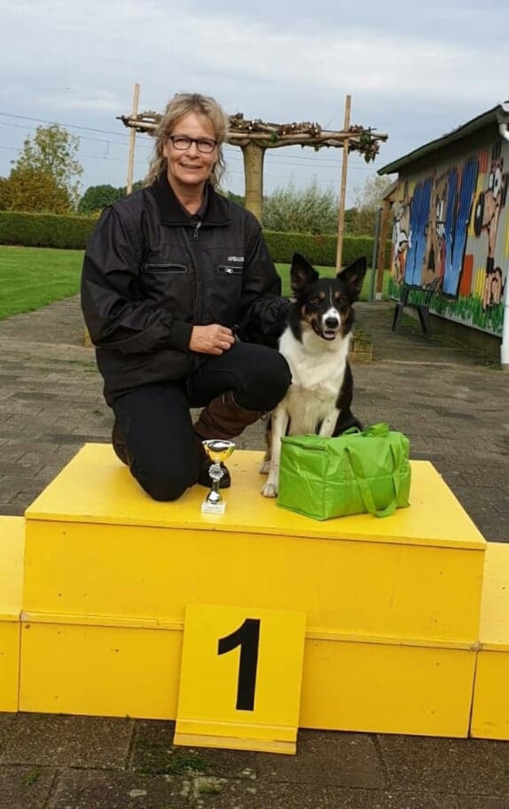 Marjon en Sky eerste. Foto: PR