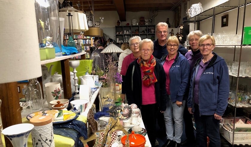Een deel van de vrijwilligers van De Keerkring. Foto: Miriam Szalata