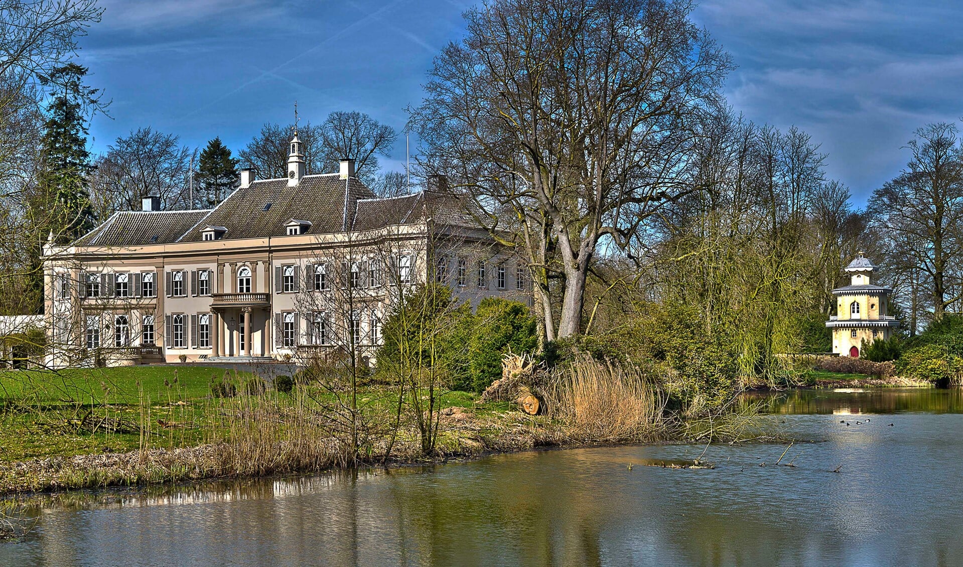 De historische buitenplaats Huis Landfort in Megchelen. Foto: Henk van Raaij