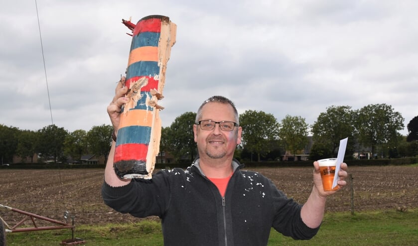 Gerrit Bobbink, een blije schutterskoning 2019. Foto: Alice Rouwhorst