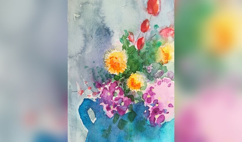 Een voorbeeld van een aquarel. Foto: PR