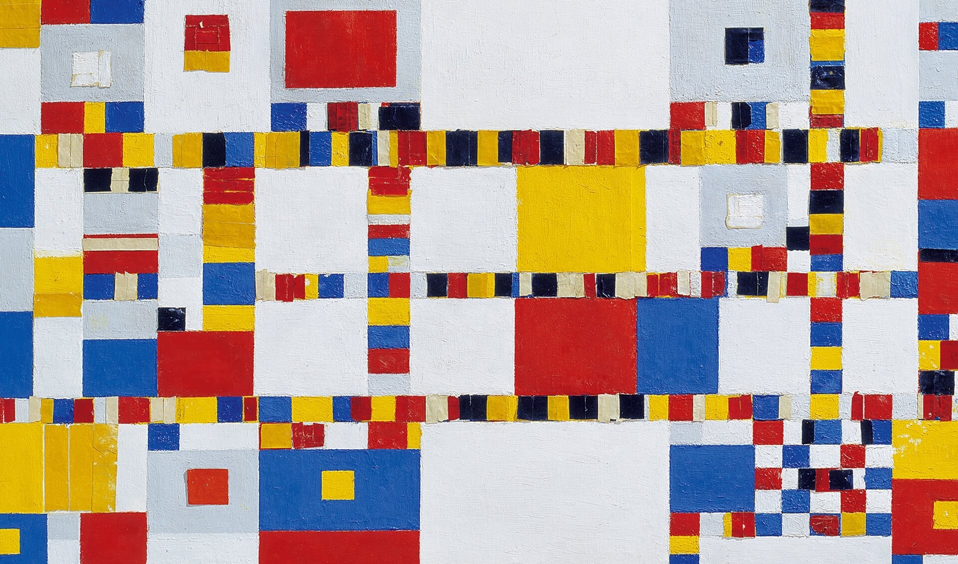 De voorstelling 'Meneertje Rood – Geel – Blauw' is geïnspireerd door Mondriaan. Foto: PR
