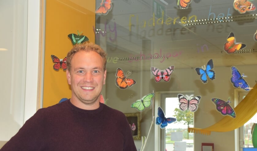 De nieuwe directeur van de Pannevogel, Bas Wennink, wil oog hebben voor leerkrachten, leerlingen en ouders. Samenwerking is zijn credo. Foto: Alice Rouwhorst