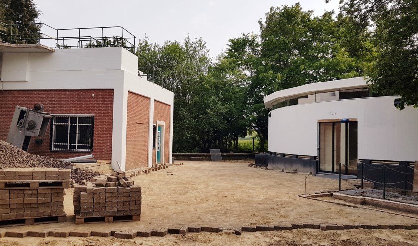 Het nieuwe bezoekerscentrum van natuurpark Kronenkamp. Foto: JdW Studios