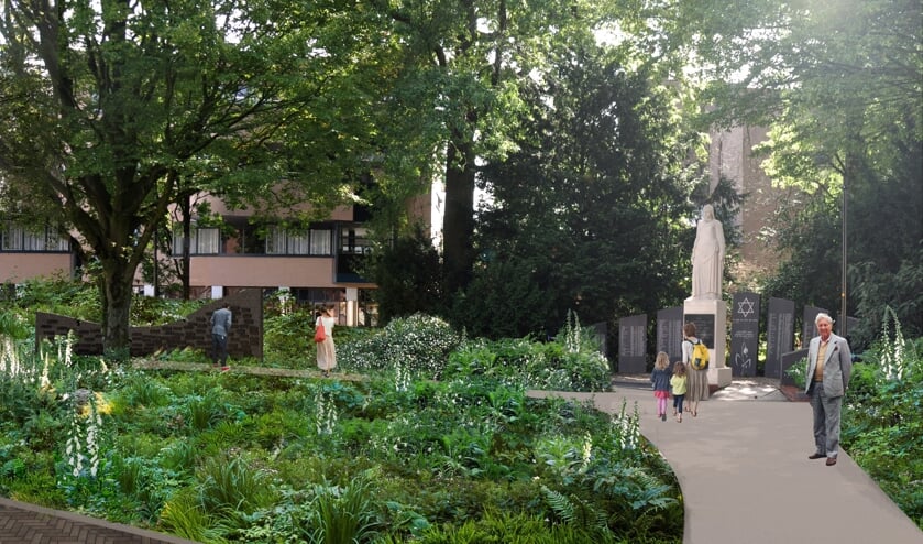 Een impressie van het toekomstige monument. Foto: Stichting Monument 2020