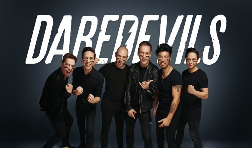 Na het boeken van de Daredevils voor het Brooksfeest ontving de organisatie het bericht dat de band meedoet aan het succesvolle RTL4 programma 'The Voice of Holland'. Foto: PR.