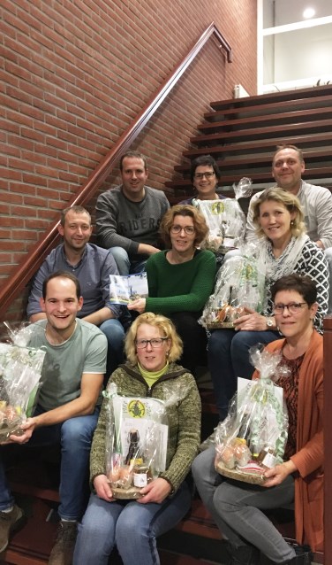 Het welkomstcomité van Rietmolen. Foto: eigen foto