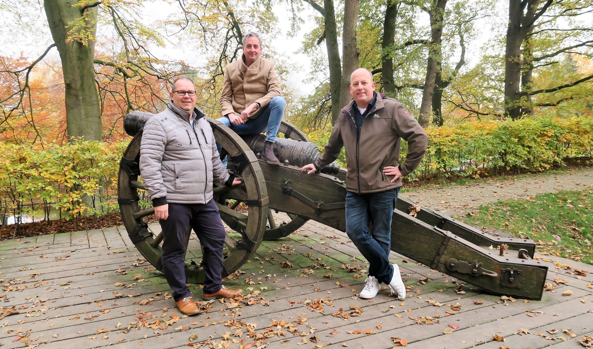 De nieuwe bestuursleden van Belangenvereniging Groenlo met vlnr Frank Beurskens, Joris Huurneman en Ruben Tank. Foto: Theo Huijskes