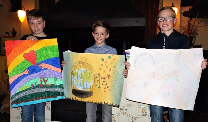 Van links naar rechts: Luuk Damen, Harm Firing en Sjoerd Meijerink. Foto: Aart Steenbergen