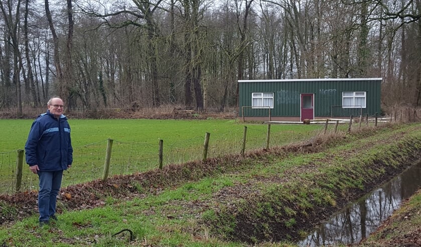 Bennie Bruggink van Heurns Belang bij het Heurnse Veld. Foto: Iris Jansen