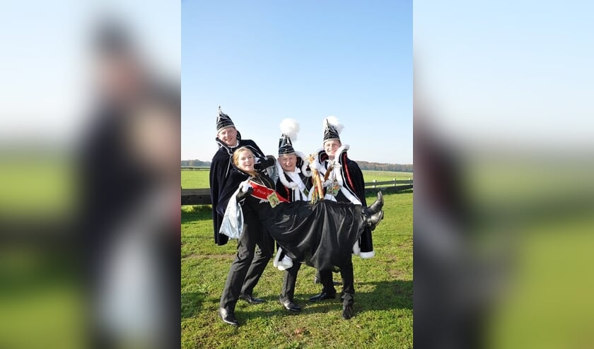 De hoogheden van cgv De Vlearmuze kijken uit naar hun jaar in functie. Foto: Sandra Baas