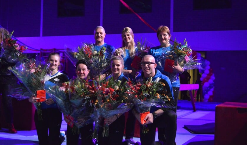 Gert en Mieke Grievink, Hermien Navis, Tjitske de Vries, Dieuwertje Lucas, Wendy Visser, Kirsten Kuizenga en Joshua Nijbroek waren de drijvende kracht achter dit enorme evenement. Foto: PR Penta Winterswijk