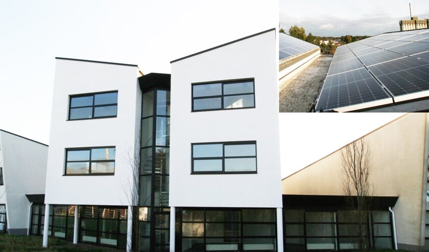 De zonnepanelen op het Berkel Business Center. Foto: PR
