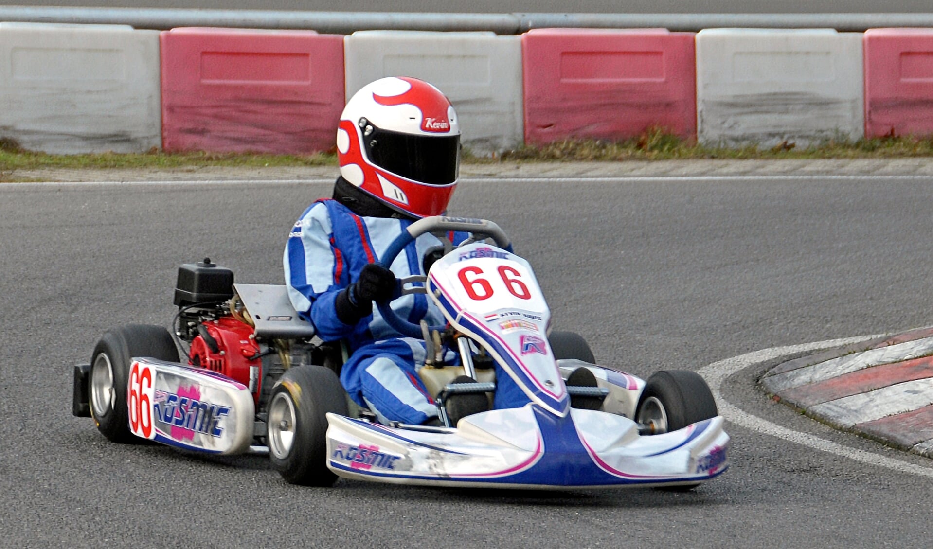 Kevin Navis Nederlands Kampioen karten in een Honda Cadet 160 cc klasse. Foto: Jack Amels Fotografie