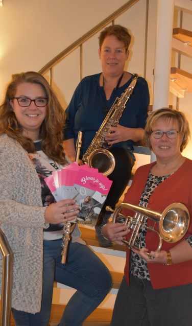 Karin Romeijnders, Hanny Luimes en Astrid Bloemendaal. Foto: Joanne Maalderink