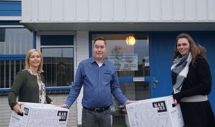 Het team van Roenhorst is druk bezig met de verhuizing. Foto: PR