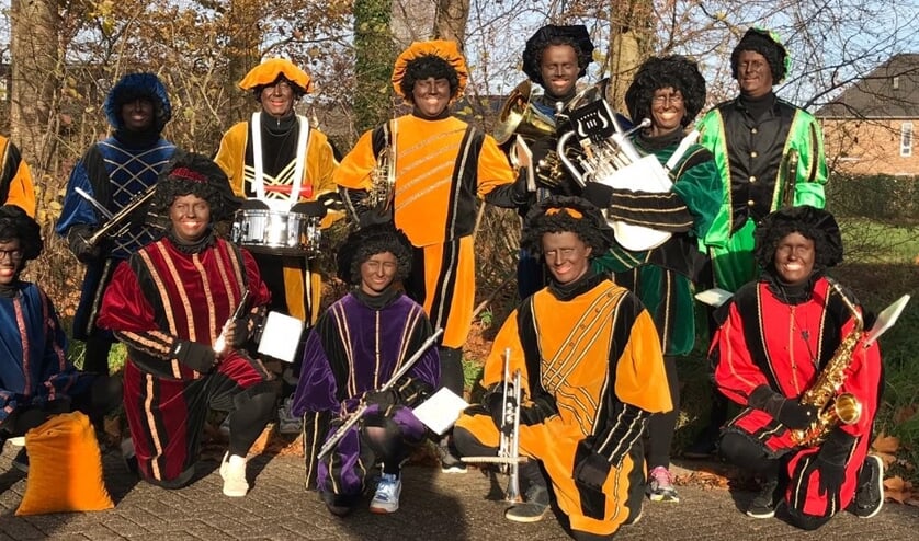 Muziekpieten mogen instrumenten lenen van Crescendo Hengelo. Foto: PR