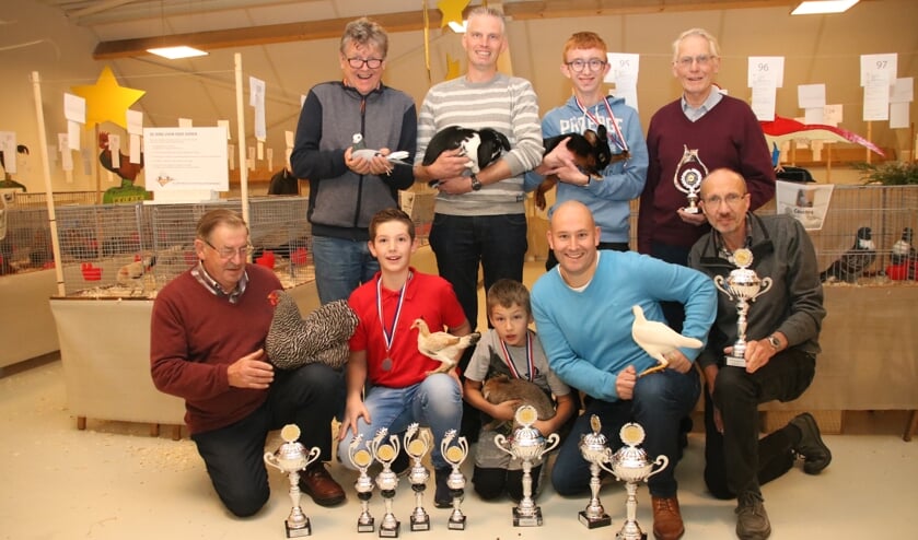 Alle winnaars van de show. Foto Marjan Holmer