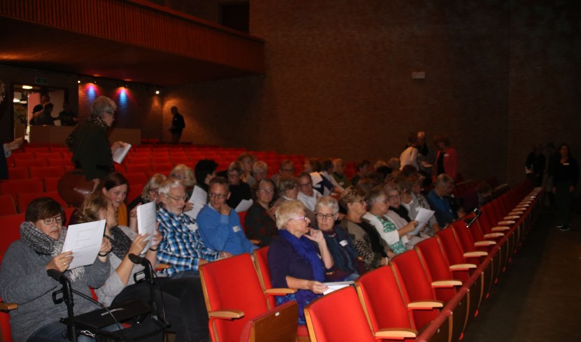 Vrijwilligers nemen plaats in de concertzaal van Boogie Woogie in het kader van de inspiratiemiddag op 11 oktober. Foto: PR