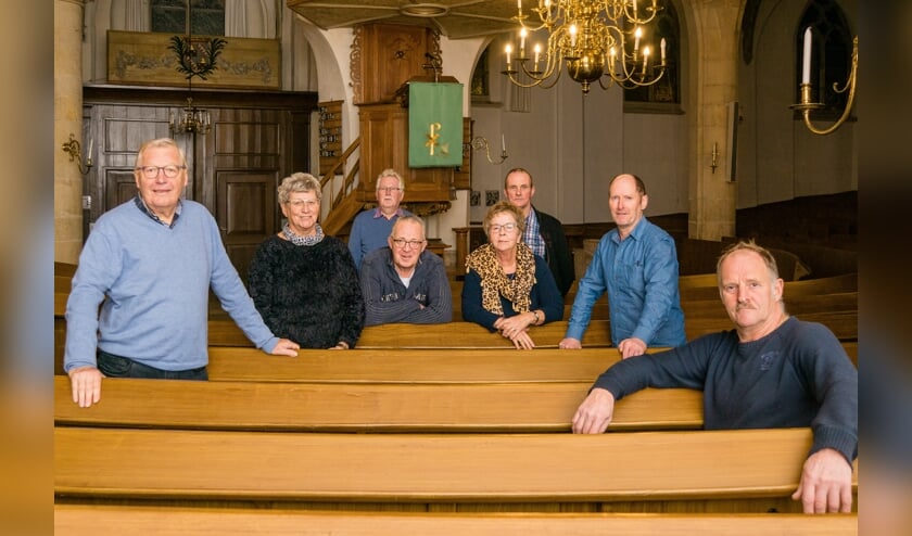 Het bestuur van de stichting Restauratiefonds. Foto: Marcel te Brake