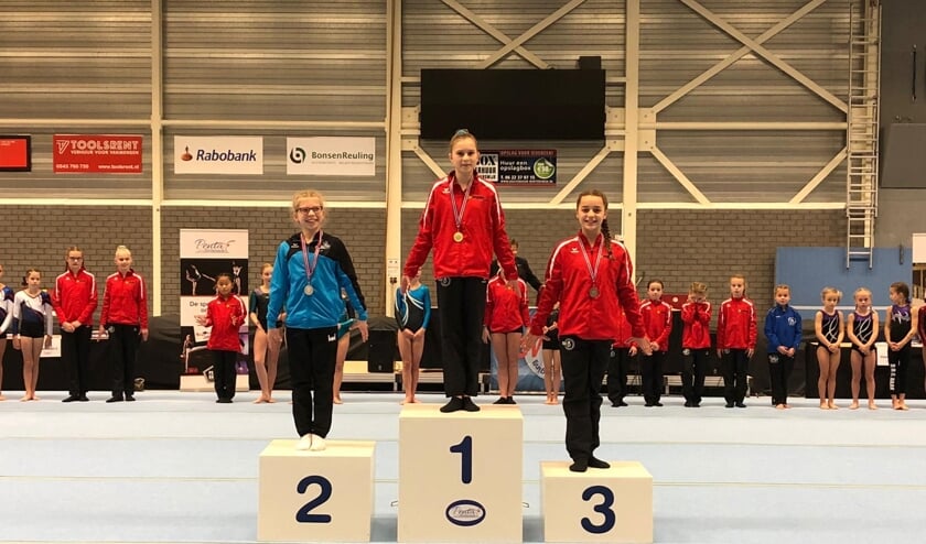 Verschillende meisjes van RGV scoorden een medaille. Foto: PR.