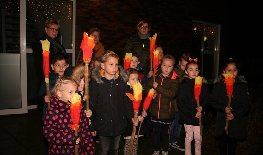 Kerstviering bij de Daltonschool. Foto: Monique van den Berg