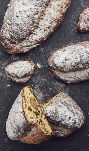de heerlijke kerststol van Nollen. Foto: E.van Keimpema