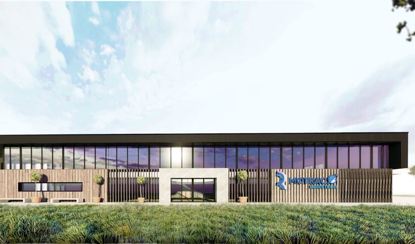 Een impressie van het te bouwen pand van Motrac Industries. Foto: PR
