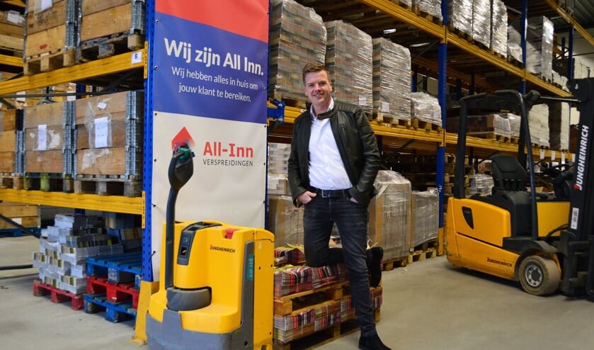 Pim Jansen, eigenaar/directeur van All-Inn Verspreidingen. Foto: Alize Hillebrink