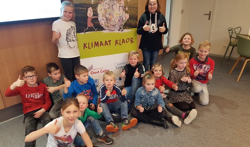 De kinderen van de Antoniusschool uit Vragender willen graag een groen schoolplein.