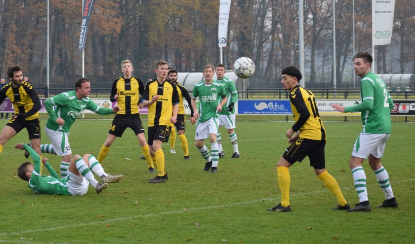 Een spelmoment uit de wedstrijd van AD'69 tegen Terborg. Foto: PR