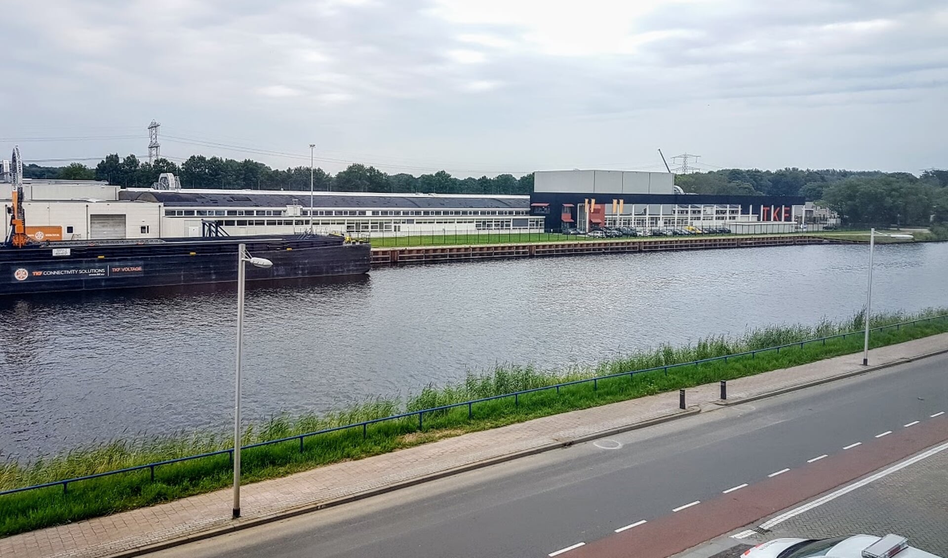 Het TKF-terrein aan het Twentekanaal. Archieffoto: Henri Bruntink