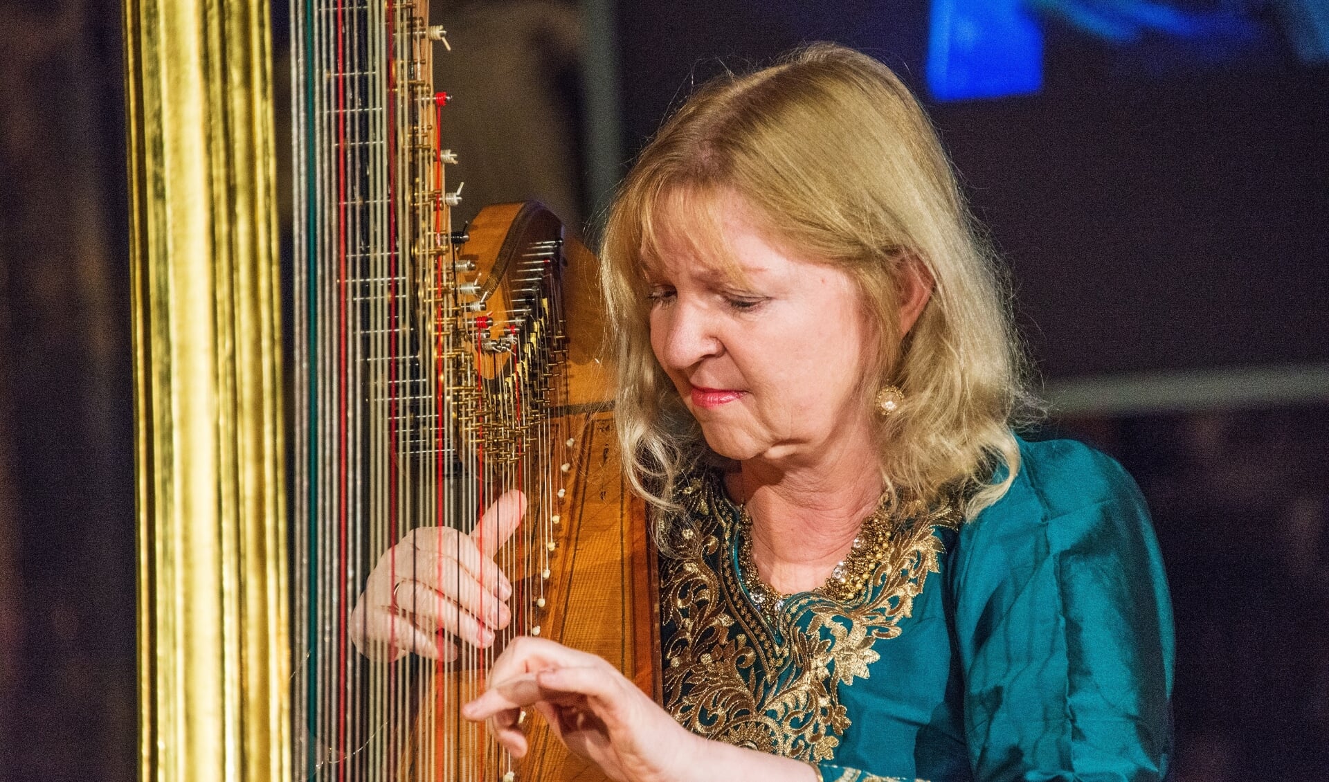 Harpiste Regina Ederveen. Foto: Bodo Flach