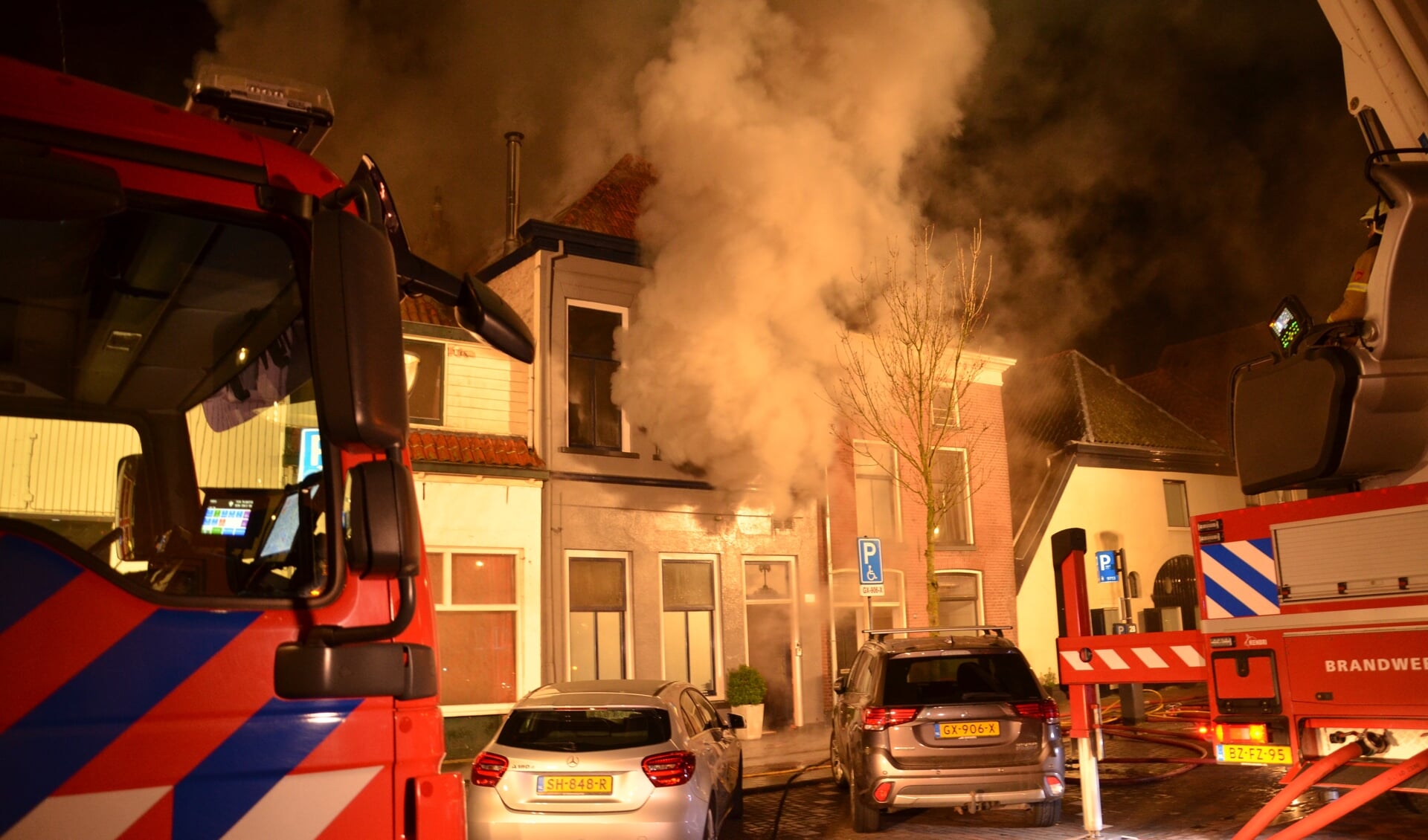 Grote brand in de binnenstad van Zutphen