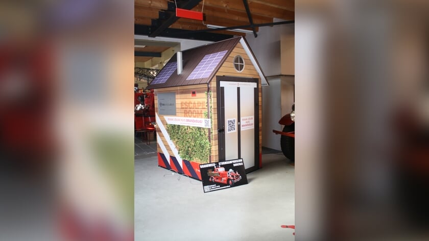 De escaperoom van de brandweer. Foto: PR