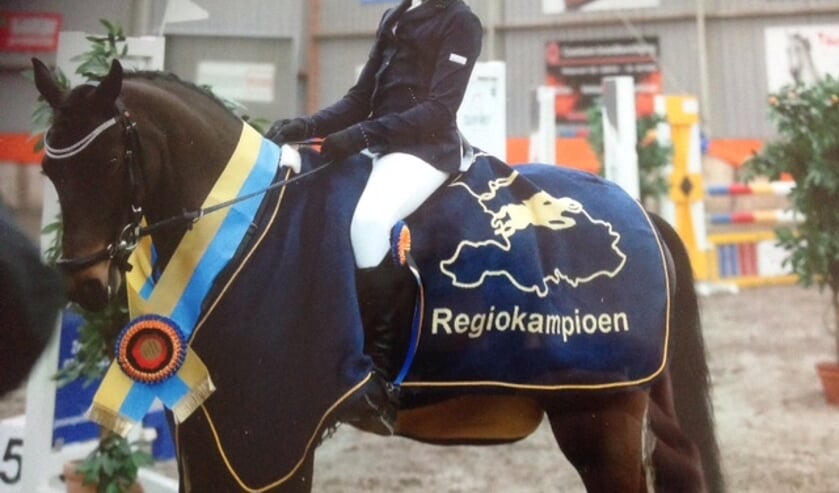 Mayke Leusink met Magic. Foto: PR