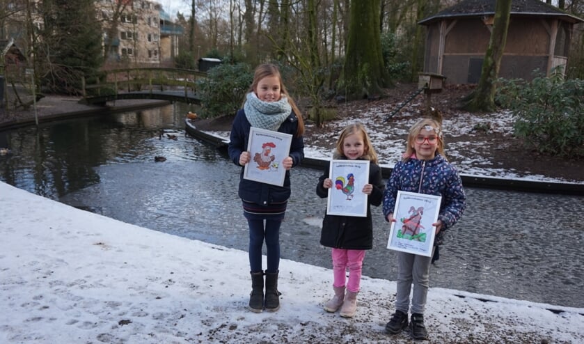 De winnaars van de kleurwedstrijd van de NPV. Foto: PR