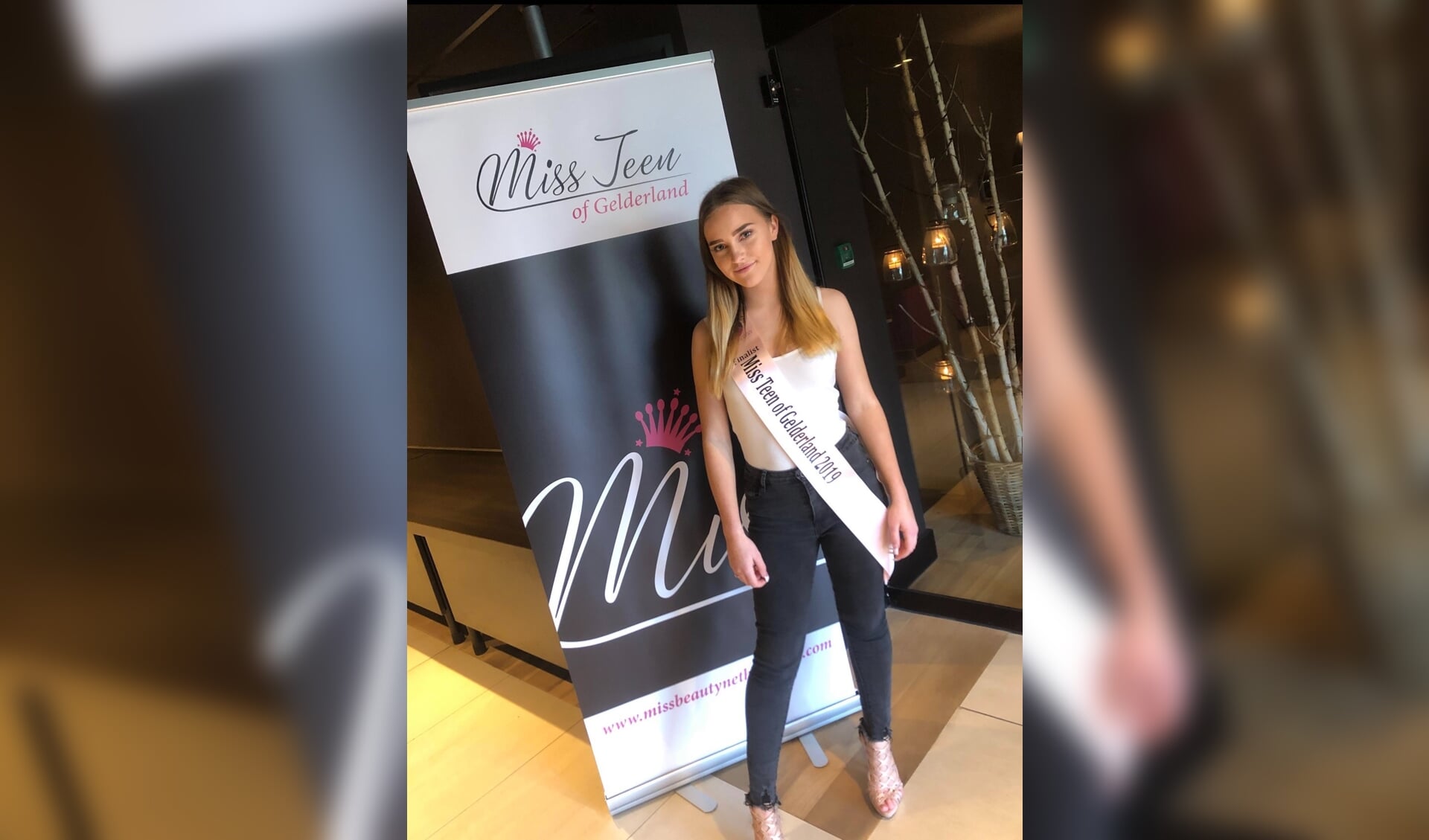 Annique Roes is finaliste Miss Teen of Gelderland 2019. Foto: Sefo Joost de Bruijn