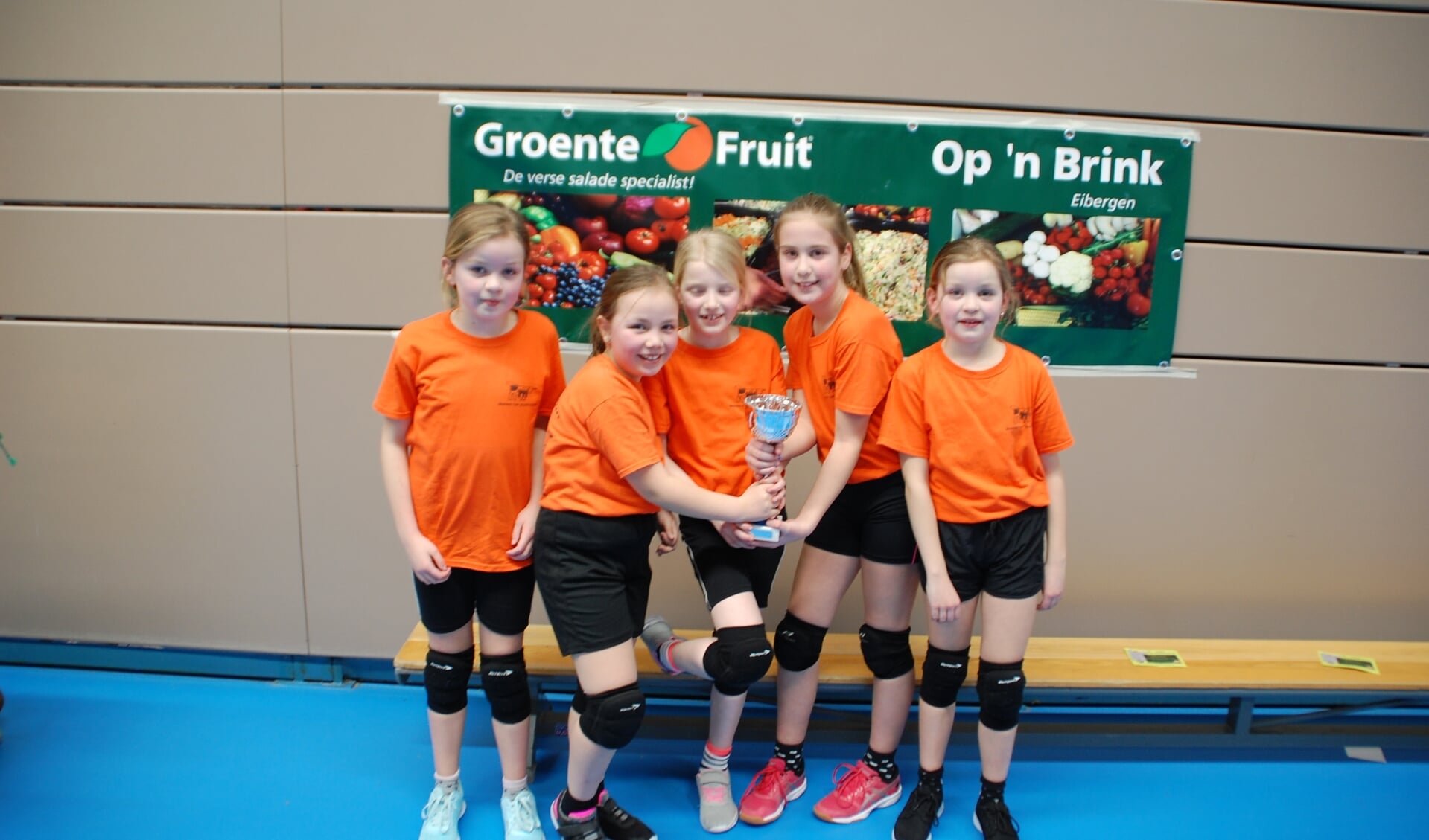 Het winnende team van de Menno ter Braakschool. Foto: PR