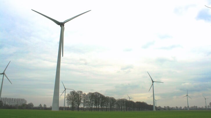 Afbeelding ter illustratie. Windmolenpark Hagewind in Aalten op de grens met Oost Gelre. Foto: Jos Betting/archief Achterhoek Nieuws