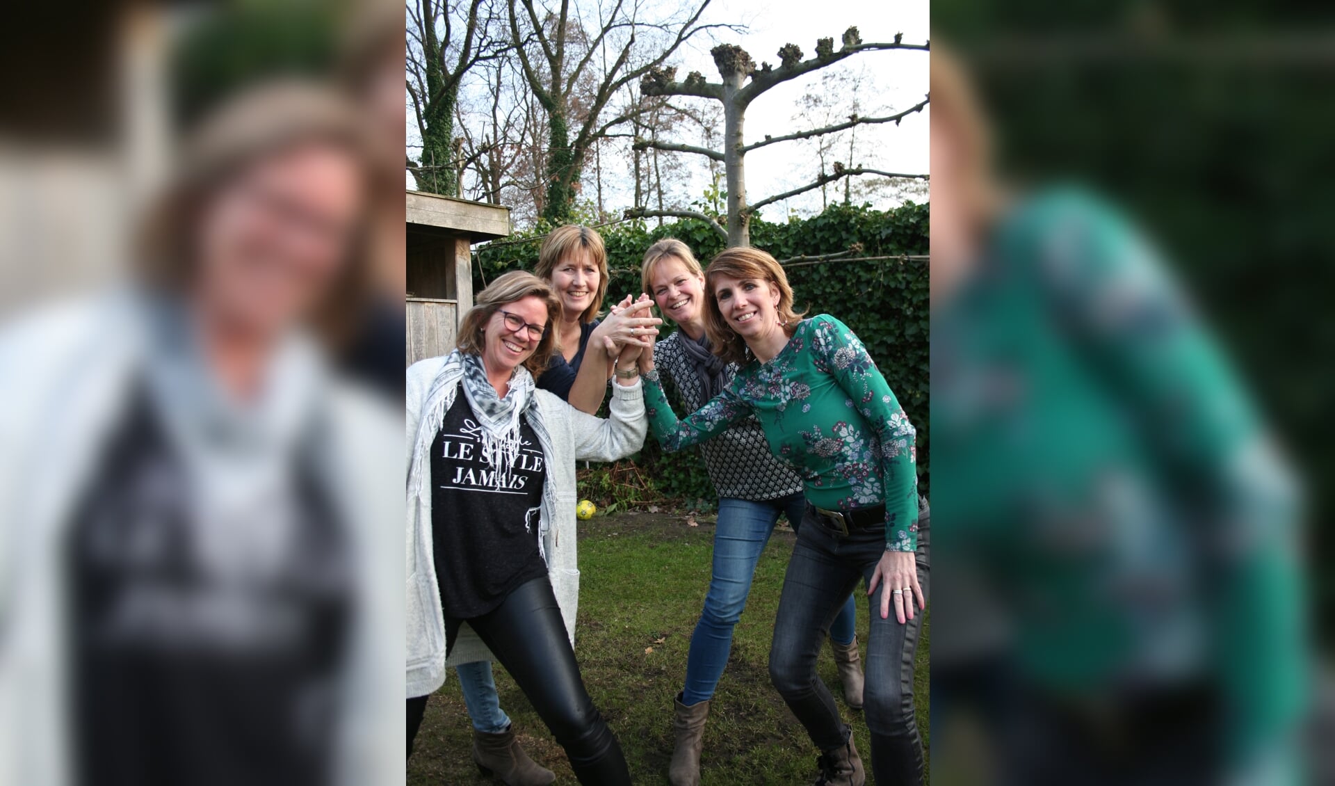 De Golden Girls: van links naar rechts: Kathy, Marja, Ingrid en Sabine