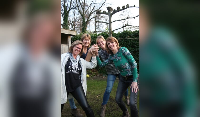 De Golden Girls: van links naar rechts: Kathy, Marja, Ingrid en Sabine
