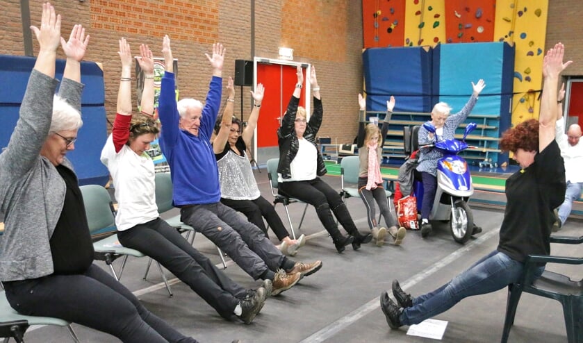 Een beeld van een activiteit op de Vitaliteitsbeurs in 20`8. Foto: Betty Morsinkhof