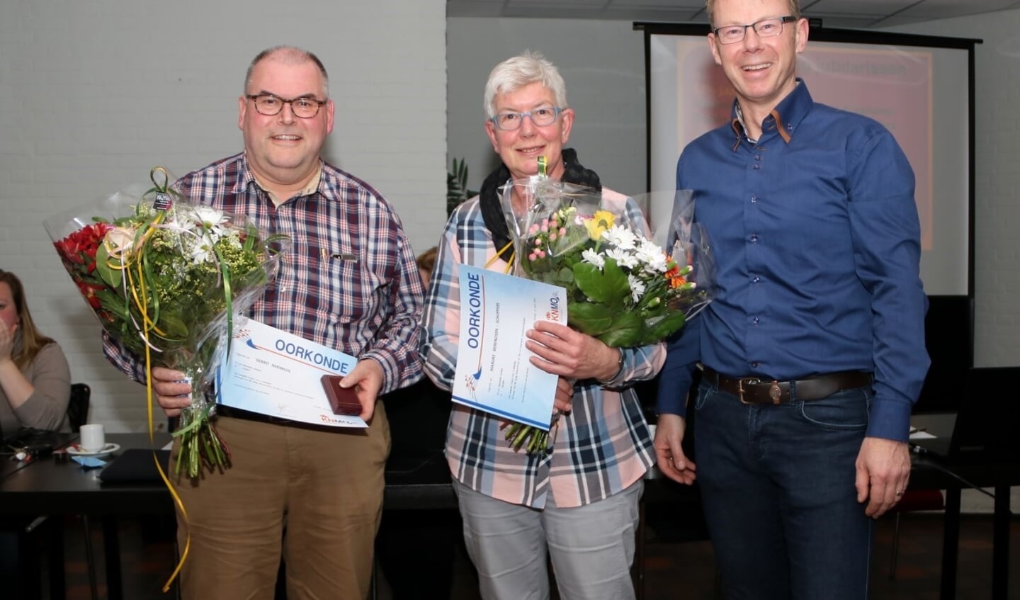 V.l.n.r: Gerrit Nijenhuis, Marijke Berendsen en Erwin Sportel. Foto: Rob Schmitz 