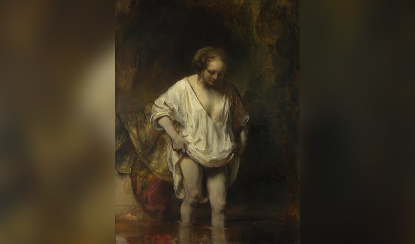 Rembrandt - Een vrouw badend in een stroom (Hendrickje Stoffels). Foto: PR