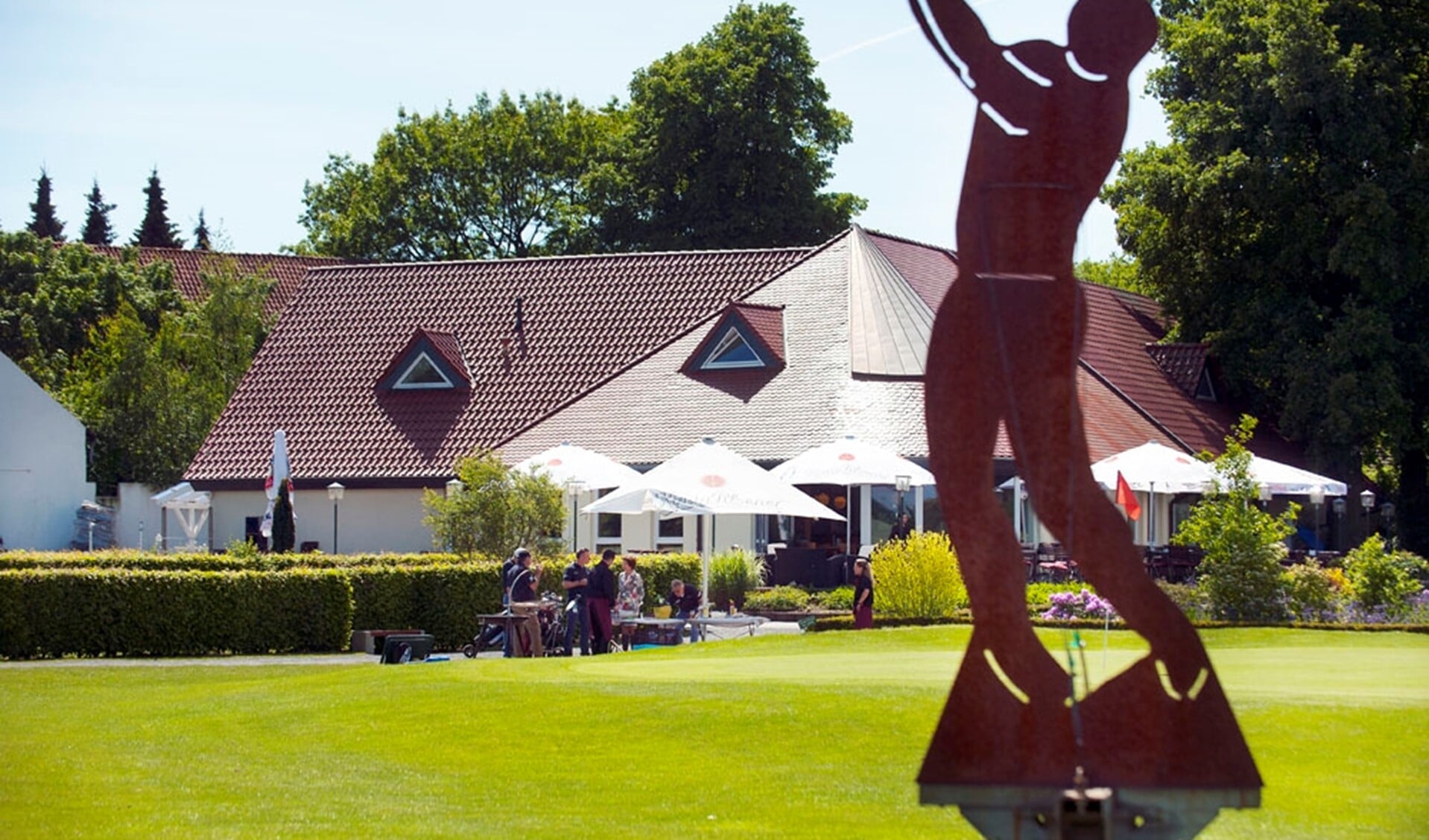 Golfplatz Borghees biedt Rotary Bergh gastvrij onderdak. Foto: PR